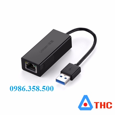USB to Lan 3.0 Ugreen tốc độ 10/100/1000 Mbps